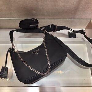 Prada Black Chain Shoulder Bag